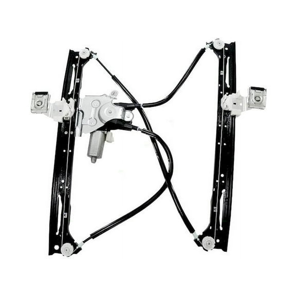 Front Left Power Window Regulator and Motor Assembly - Compatible with 2003 - 2009 Chevy Trailblazer Sport Utility 4-Door 2004 2005 2006 2007 2008