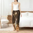 thumbnail image 4 of Sikiie Gold butterfly glitter Pajamas Pants for Women, Lounge for Women,Women’s Pajama Lounge Pants-X-Large, 4 of 6