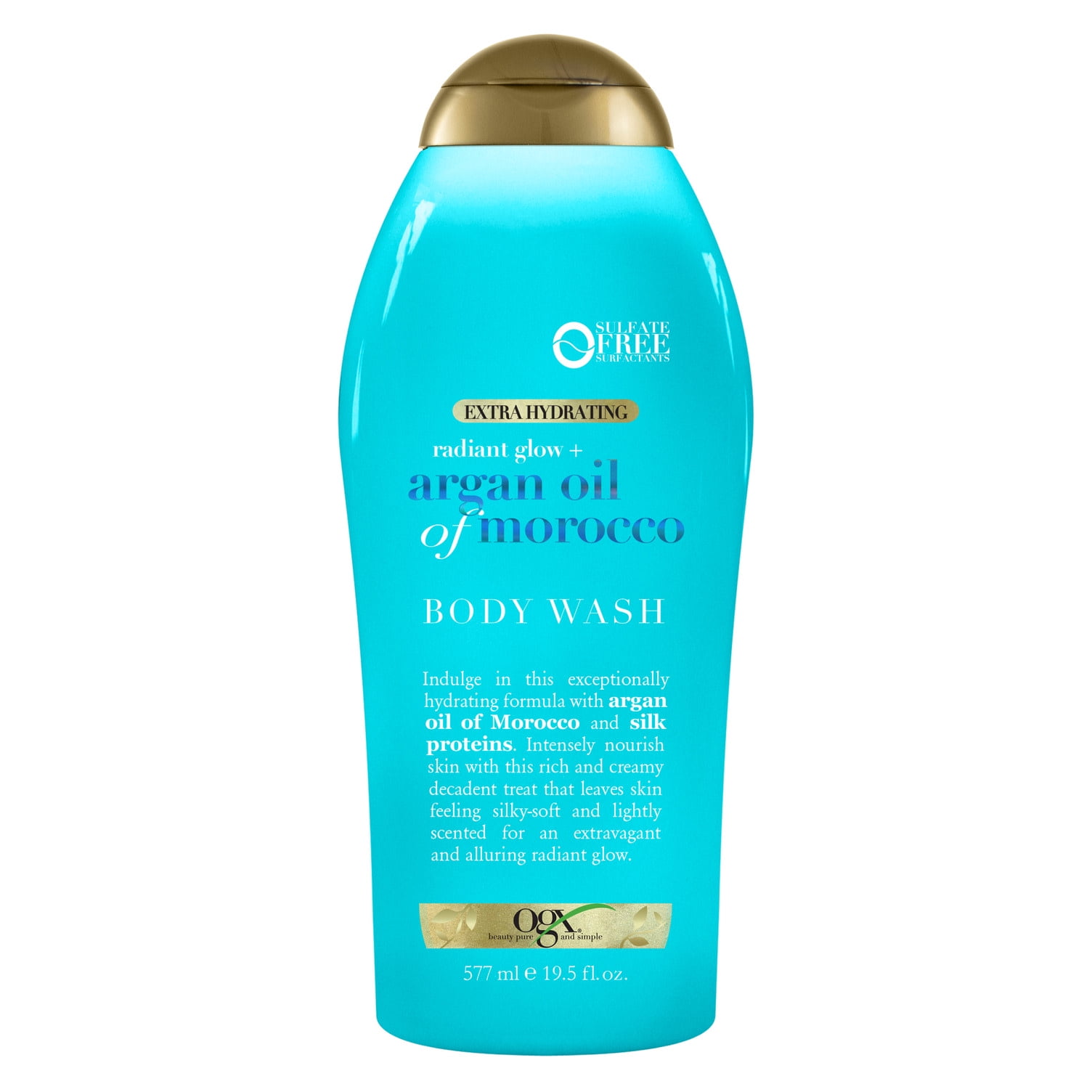 OGX Radiant Glow + Argan Oil of Morocco Body Wash, 19.5 fl. oz