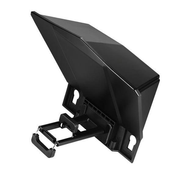 Smartphone/Tablet/DSLR Camera Teleprompter Prompter with Remote Control Lens Adapters Cleaning Cloth Supports Wide Angle Lens for Stage Speech Live Streaming Online Video Vlog