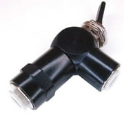 PNEUMADYNE INC H11-30-66 Toggle Valve,NC,1/4 In Push In