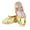 Gold, variant on Ballet Shoes Split-Sole Slipper Flats Ballet Dance Shoes for Toddler Girl & Women in Gold, Gold Glitter, Silver, Pink,Pink Glitter, Rose Gold, Nude Colors