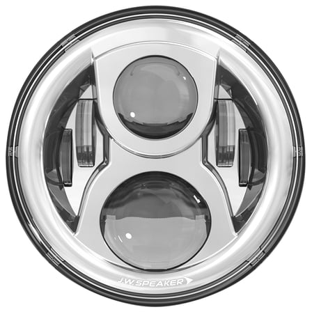 JW Speaker 7" EVO 2 Dual Burn Headlight w/Chrome Mounting Ring (0554991)