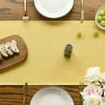 thumbnail image 5 of Sm:)e Yellow Tassel Table Runner, 13x90 Inch, Boho Linen Blend Rustic Farmhouse Style, Holiday Wedding Party Kitchen Table Decor, 5 of 6