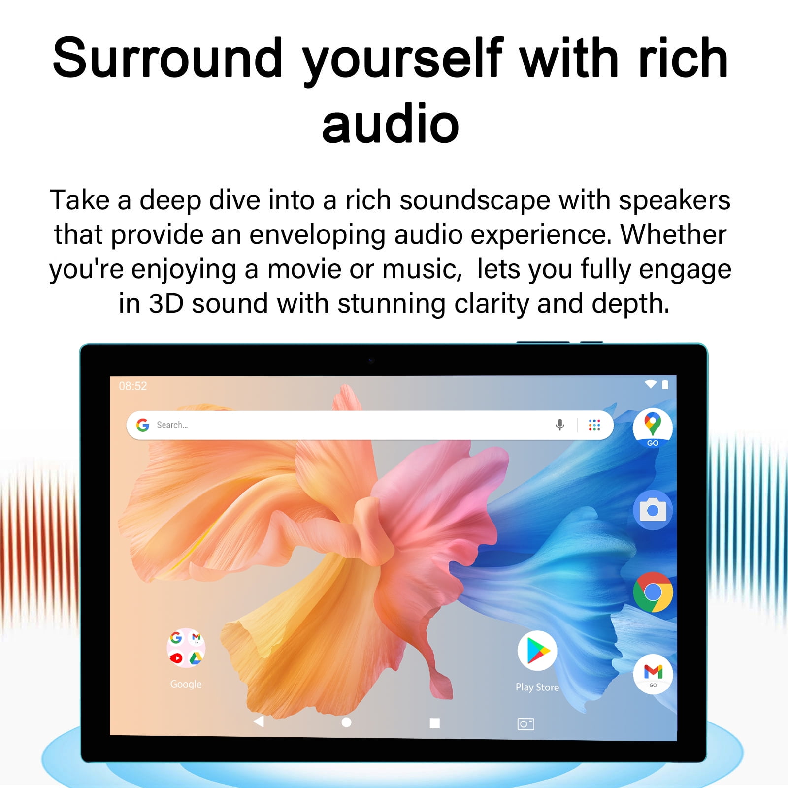 Android 15 Tablet 10 Inch Tablets 2 in 1 Tablet With Keyboard Include Mouse Case Stylus 5G Wifi Wifi6 32GB ROM+8GB RAM 10 IN IPS 2MP+8MP Camera 6000mAh Battery 10.1" Android Tab