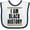 White and Navy, variant on Inktastic I Am Black History Month Boys or Girls Baby Bib
