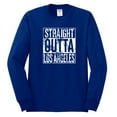 thumbnail image 2 of Straight Outta LA Los Angeles Fan | Fantasy Baseball Fans | Mens Sports Long Sleeve T-Shirt, Royal, X-Large, 2 of 4