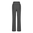 thumbnail image 4 of HomeDM Sweatpants for Women Wide Leg Pants Comfy Ribbed Knit Yoga Pajama Sweatpants High Waisted Sports Athletic Lounge Pants - Dark Gray/XL, 4 of 8