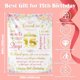 thumbnail image 2 of LHSHID 21st Birthday Blanket Gifts for Her Blanket Flannel Soft and Comfortable Anti static Bed Sofa Blanket 60x80in, 2 of 5