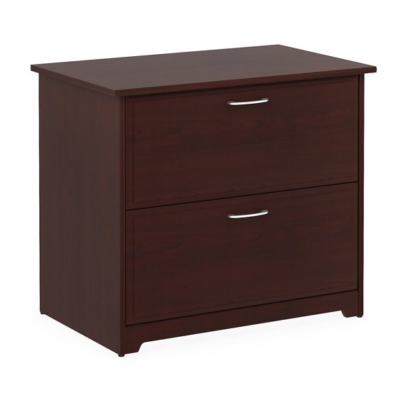 Bush Furniture Cabot Lateral File in Harvest Cherry