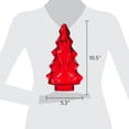 thumbnail image 5 of Small Glass Tree Christmas Decoration, Red, 10", by Holiday Time, 5 of 5