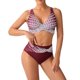 thumbnail image 2 of Traje de baño de dos piezas con estampado de moda y cintura alta para mujer, tankini, traje de baño de dos piezas para mujer, tankinis para mujer, traje de baño de 2 piezas para mujer, trajes de baño, 2 of 8