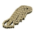 thumbnail image 2 of Gold 530x150 O-Ring Drive Chain, 530 Pitch 150 Links 9850 Pounds Tensile, Universal for Motorcycles, 2 of 9