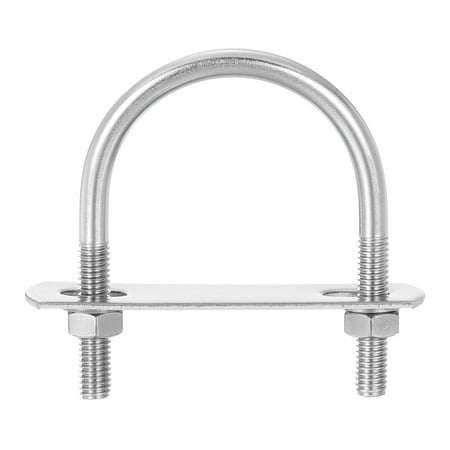 

Round U-Bolts 4 Sets 42mm(1.65 ) Inner Width 62mm Length M6 304 Stainless Steel U Clamp Bolt with Nuts and Plates