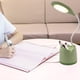 thumbnail image 5 of Lámpara de escritorio LED | Protección ocular Iluminación sin parpadeos, 3 modos de color, brillo regulable, USB recargable, cuello de gallina flexible, clip resistente, blanco, 17,5cm | Lectura, 5 of 6