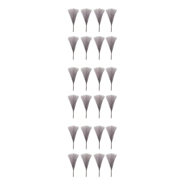 Wosthever 8 piezas de seda fácil de limpiar pastos de pampa artificiales flor mantenimiento sin esfuerzo pastos de pampa falsos decoración Type1 NO1