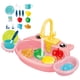 thumbnail image 1 of Fregadero de cocina de juguete con agua corriente, accesorios de simulación, fregadero, juego de lavavajillas, casa, cocina, niños y niñas Cerdo rosa, 1 of 9