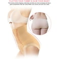 thumbnail image 6 of Deago Women's Shapewear High Waist Postpartum Underwear Slimming Body Shaper Tummy Control Panty (Skin, 3XL/4XL), 6 of 10