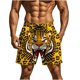 thumbnail image 1 of Pantalones de Baño de Cintura Elástica para Hombres Pantalones Cortos de Playa de Bolsillo Doble con Impresión Divertida, 1 of 9