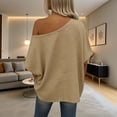 thumbnail image 6 of Fewfanhot Womens Tops Off The Shoulder Oversized Short Sleeve T-Shirts Summer Spring Casual Fashion Tees, 6 of 7