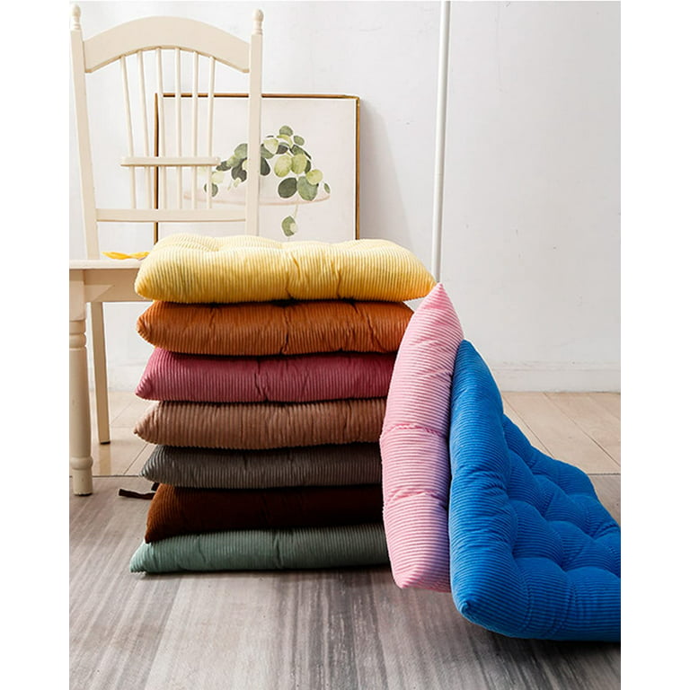 Tiitstoy Soft Thick Chair Pad Chair Cushions with Ties Chair Cushion Round  Cotton Upholstery Soft Padded Cushion Pad Office Home Or Car for Kitchen