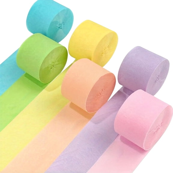 Crepe Paper Ribbon Party 6 492 Feet Colored Paper Birthday Party Ribbon Party Decorations Balloons Party Decorations for Girls 10th Birthday Sporting Event Chairs for Adults Event Table Runner Event