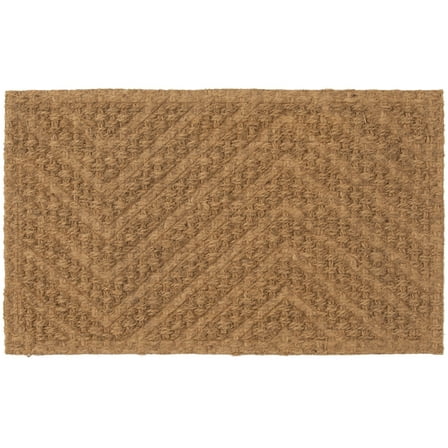 Mainstays 18"x30" Carved Geo Coir Outdoor Mat