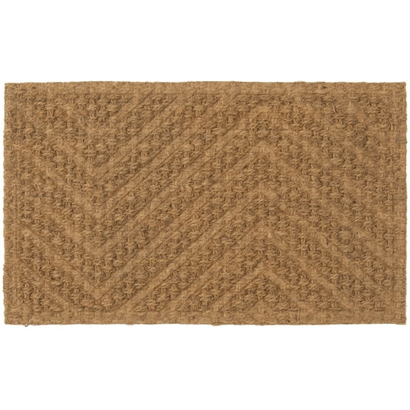 Mainstays 18"x30" Carved Geo Coir Outdoor Mat