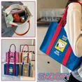 thumbnail image 2 of Bolso de mano de Snoopy Charlie Brown, bolso de hombro de lona de gran capacidad, bolso de compras para estudiantes, bolso práctico de moda para mujeres, 2 of 5