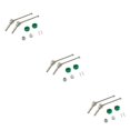 thumbnail image 3 of Xingzhi Front Drive Shaft Coupler 1:12 Remote Control Car Upgrade Parts Repair Green 3Set, 3 of 6
