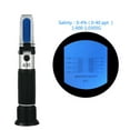 thumbnail image 2 of Handheld 0-4% Saline Refractometer 20-40ppt (1.000-1 .020) Refractometer Food Salinometer Aquarium Seawater Monitoring Tool, 2 of 7