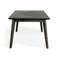 thumbnail image 5 of HomeRoots 486022 30 x 83 x 39 in. Dark Brown Sleek Rectangular Wood Dining Table, 5 of 8