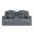 thumbnail image 3 of Global Furniture USA U7068 Gray Fabric 10 Power Reclining Set, 3 of 9