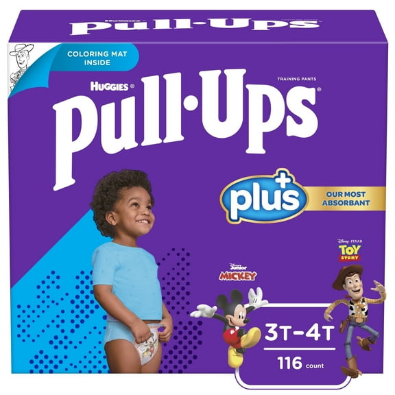 Pull-Ups Boys' Learning Designs Training Pants, 3T-4T, 116 Ct