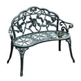 thumbnail image 5 of Online Gym Shop CB15540 Cast Iron Antique Rose Style Outdoor Patio Garden Park Bench - 40 in., 5 of 6