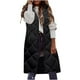 thumbnail image 5 of Abrigo largo con capucha y bolsillo cálido para mujer, chaqueta de invierno sin mangas, parka de plumón, abrigo para mujer, 5 of 5