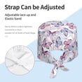 thumbnail image 3 of Yiaed Butterflies in Pastel Print Turban Hat for Women Men Comfortable Adjustable Cleaning Working Cap with Sweatband, 3 of 4