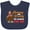 Navy Blue, variant on Inktastic Thanksgiving Mommy Daddy Thankful for Me Boys or Girls Baby Bib