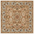 thumbnail image 6 of SAFAVIEH Classic Jilliean Floral Bordered Wool Area Rug, Beige/Light Blue, 6' x 9', 6 of 10