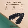 thumbnail image 6 of Cushionaire Venue Women’s Strappy Toe-Loop Slide Sandals with Gold-Tone Accent & Memory Foam Comfort | Minimalist Summer Sandals for Women with Wide Widths Available, 6 of 13