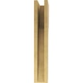 thumbnail image 4 of 4"W x 8"D x 24"H Thin Carmel Rough Cedar Woodgrain TimberThane Corbel, Primed Tan, 4 of 6