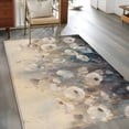 thumbnail image 2 of Spring Flowers Area&nbsp;Rug 3x5ft Abstract Watercolor White Floral Non-Slip&nbsp;Washable Square&nbsp;Rugs Soft Felt Indoor Floor Mat for Bedroom Kitchen Living Room Bathroom, 2 of 9