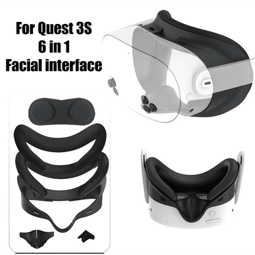 Replace Facial Interface Kit for Meta Quest 3S VR accessories  black