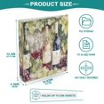 thumbnail image 6 of joogoo Wines Hardcover 3 Ring Binder 1.5" Round Rings Interior Pockets Binders Organizer 1 Pack, 6 of 9