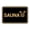 Black Gold, variant on Signs ByLITA Classic Framed Sauna Sign (Navy Blue / White) - Large