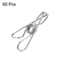 thumbnail image 3 of Uxcell 60Pcs Pinzas de Acero Inoxidable 1.7 pulgadas Clips para Cubierta de Piscina Viento para Colgar, 3 of 6