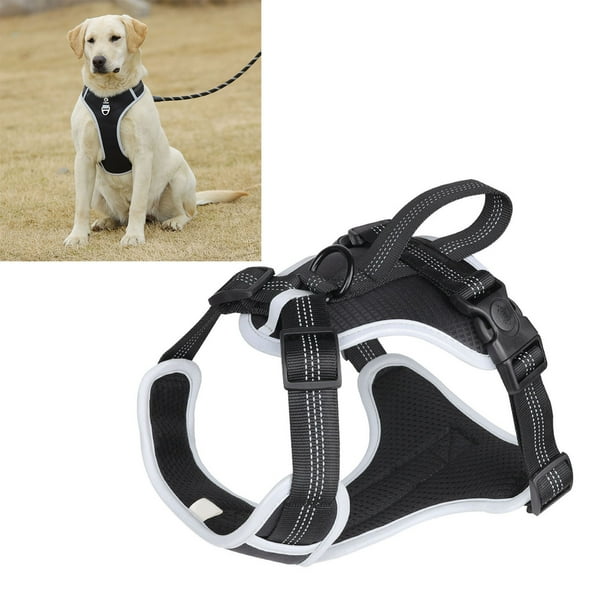 Pet Dog Harness Triangle Fixed Ergonomic Grip Reflective