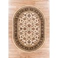 thumbnail image 2 of Infinity Home 549325O SAROUK IVORY 5 ft. 3 in. x 6 ft. 10 in. OVAL 54932, 2 of 4