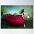 thumbnail image 2 of The Rose Garden Poster Wall Art, Modern Wall Decor For Living Room Bedroom, 24x36 UNFRAMED, 2 of 3