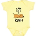 thumbnail image 3 of Inktastic Lab Life is Ruff Yellow Lab Boys or Girls Baby Bodysuit, 3 of 5